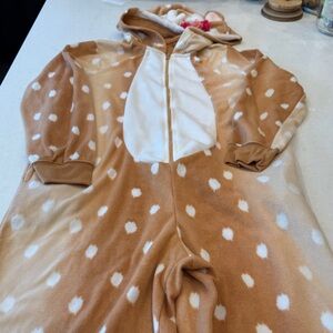 Kids Fawn Costume - Brown and White